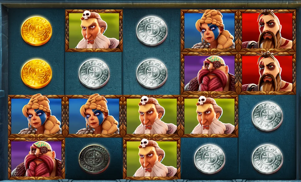 Ragnarok-läget i Vikings Go Berzerk med lysande runor och expanderande wilds på hjulen